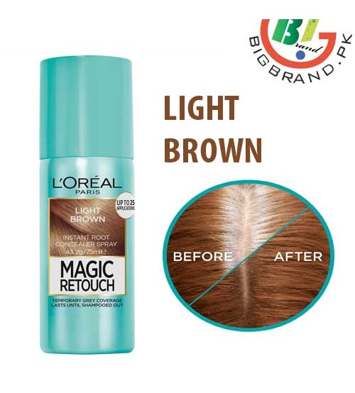 Loreal Magic Retouch Instant Root Concealer Spray Light Brown 75ml